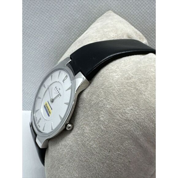 Skagen 433LSLB1 Women\'s Black Leather Analog Dial Quartz Wrist Watch JNA910 main image 11